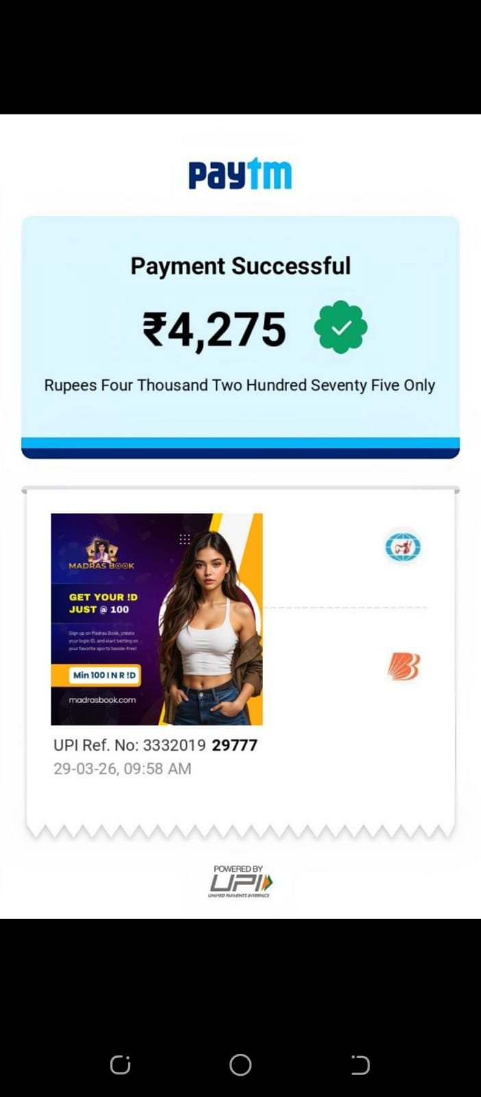 Payment Proof 3
